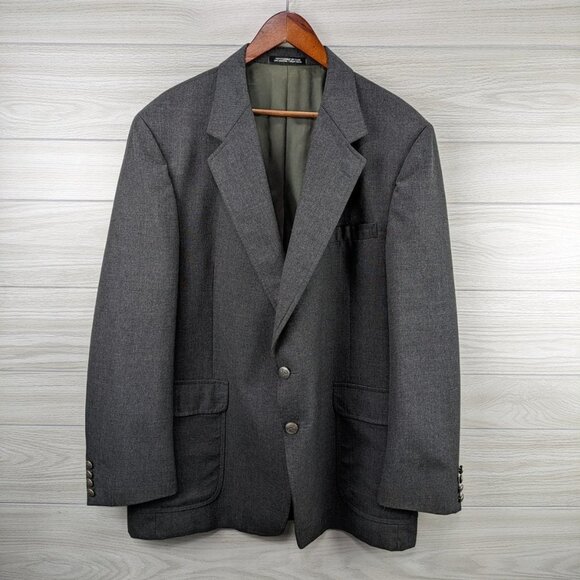 Christian Brooks Other - Vintage Christian Brooks Gray Wool Sport Coat Size 44S